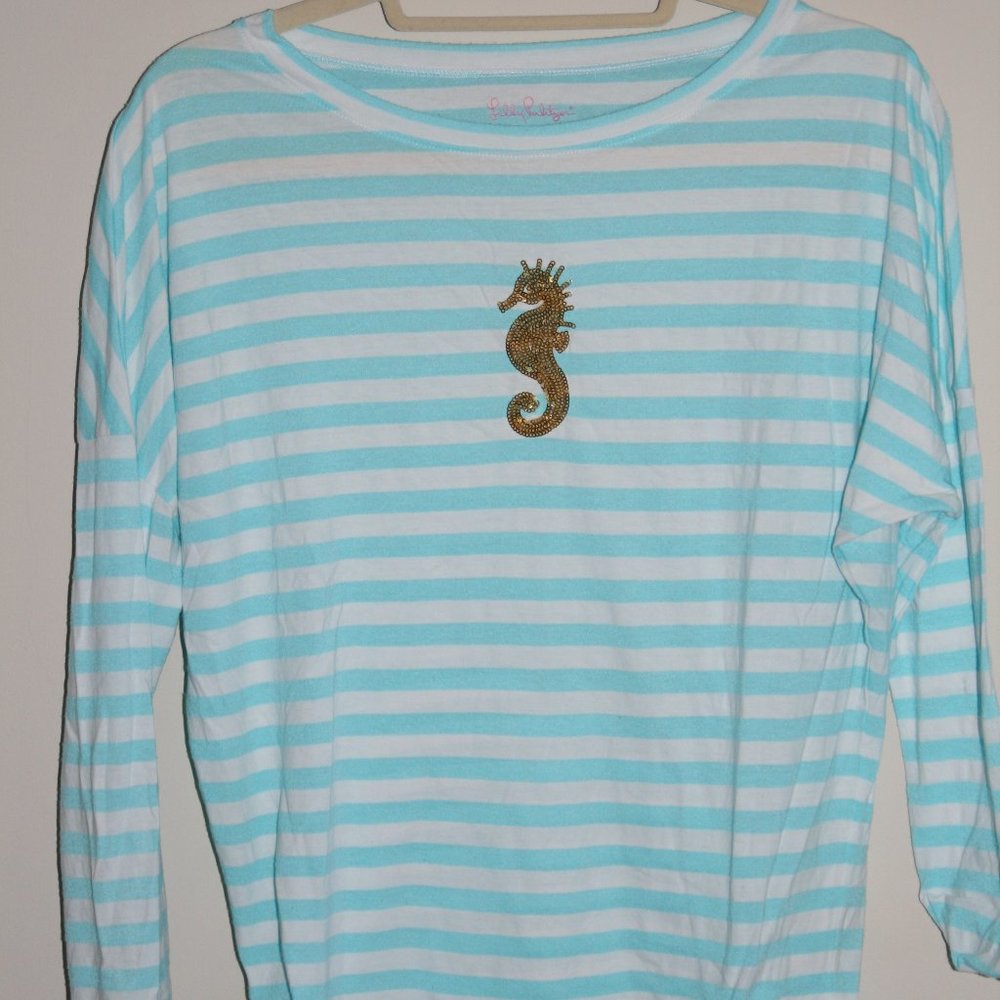 Lilly Pulitzer Seahorse Tshirt